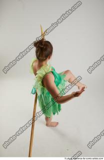 KATERINA STANDING POSE WITH SPEAR